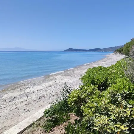 別荘 Mira Mare Beachfront ネア・スキオニ